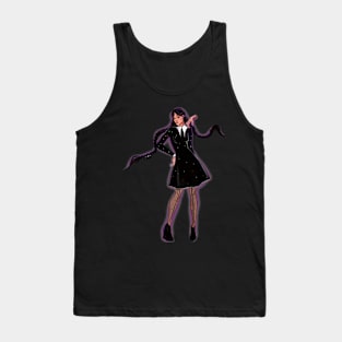 Spooky Mode On Wednesday Friday Addams Tank Top